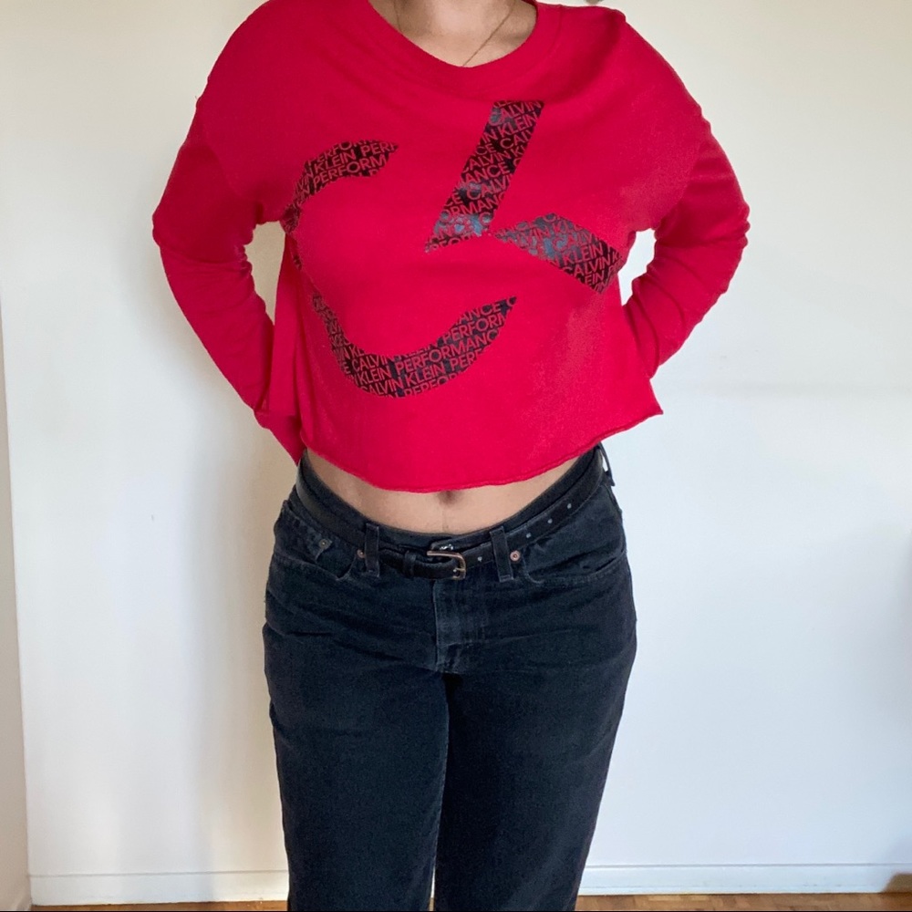 Calvin Klein Performance Crop Top - Picture 2 of 5